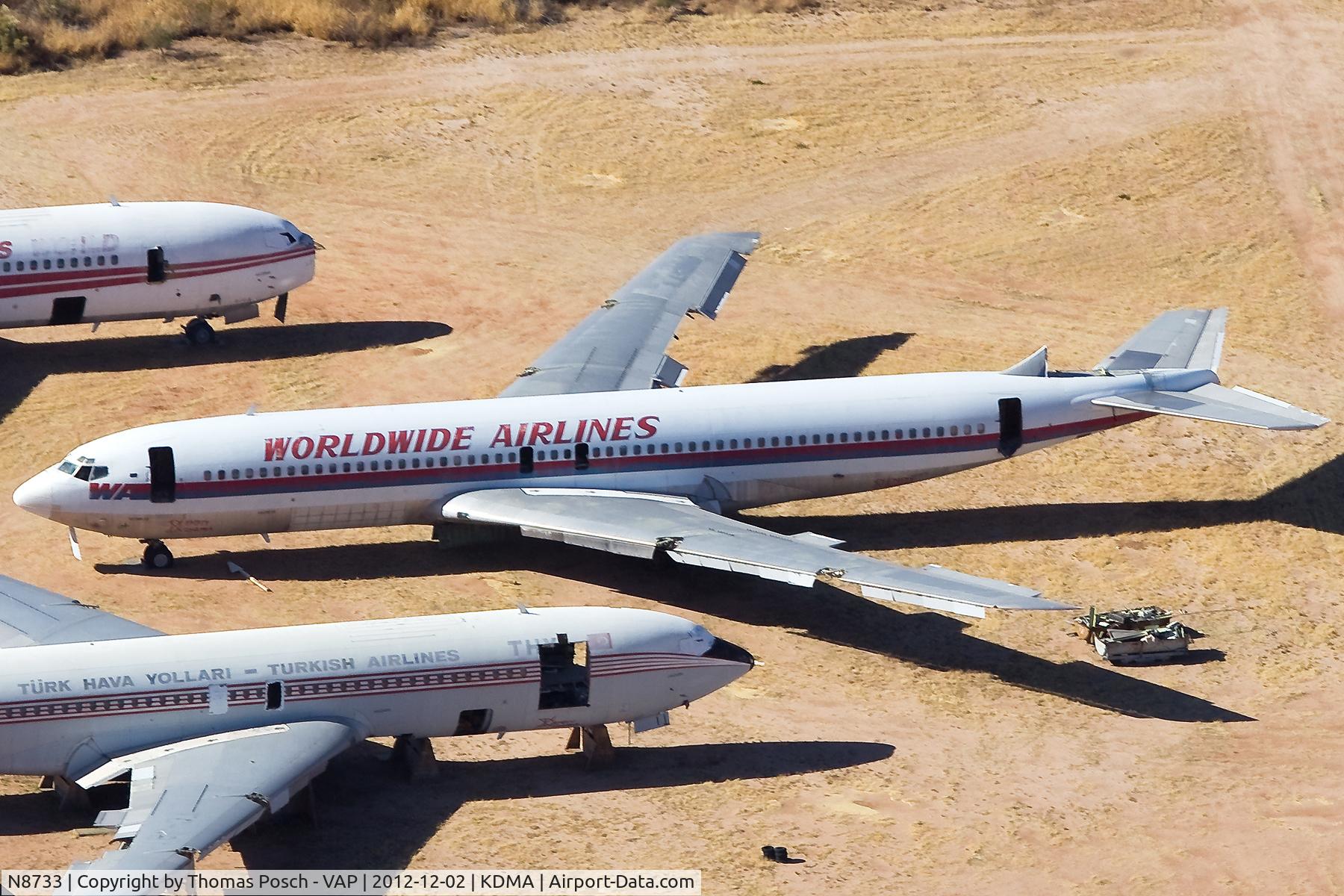 N8733, 1969 Boeing 707-331B C/N 20062, Worldwide Airlines