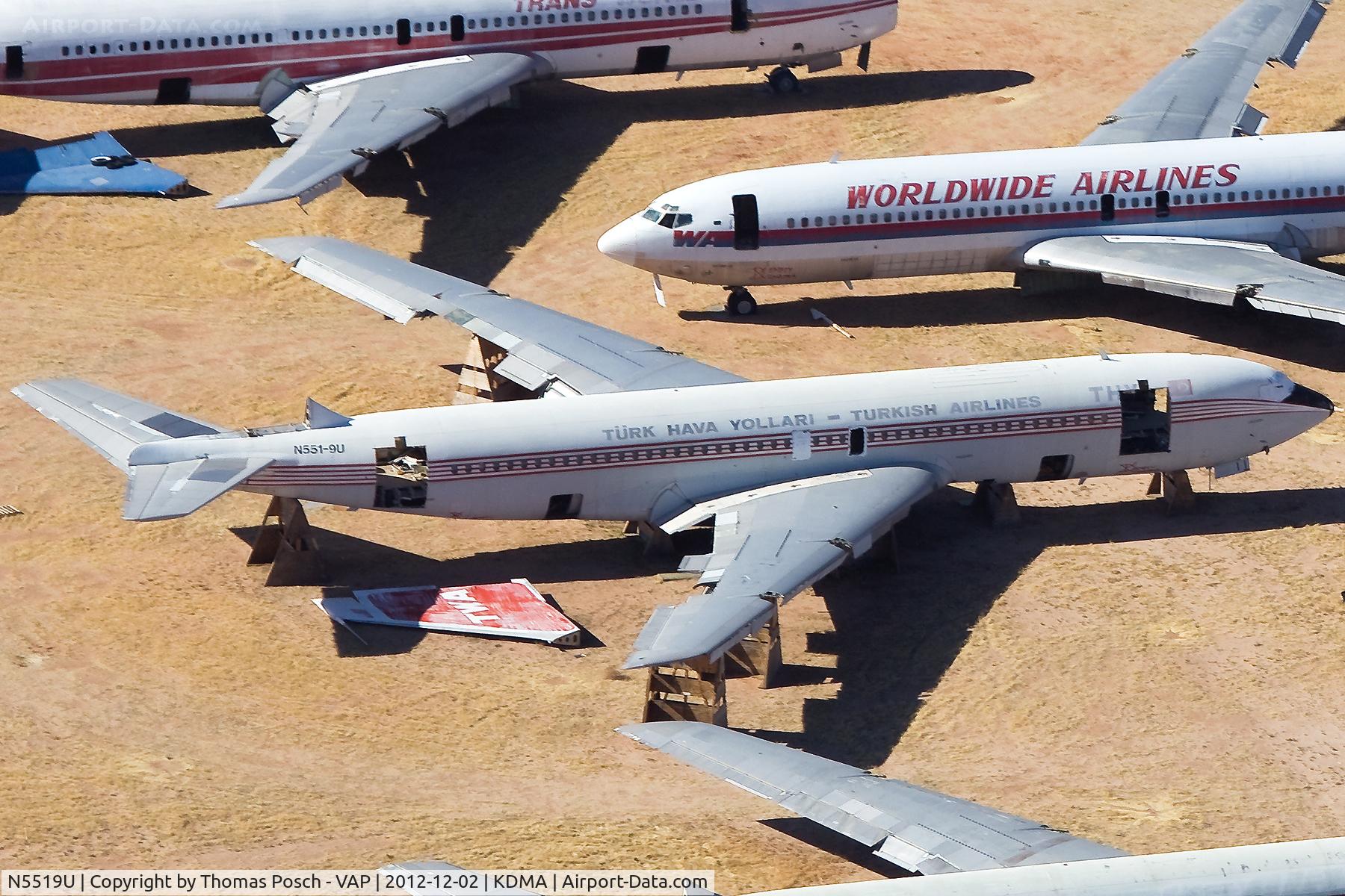 N5519U, 1965 Boeing 707-321B C/N 18836, Turkish Airlines
