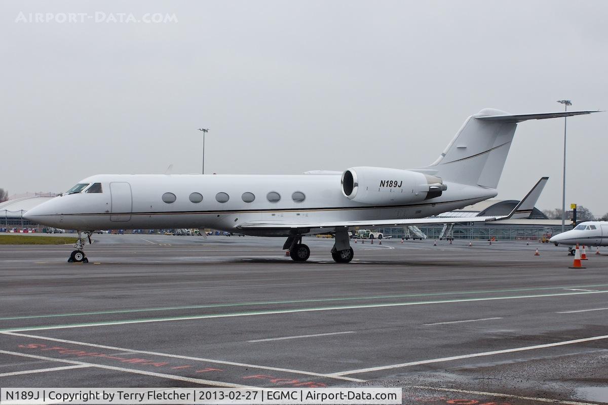 N189J, Gulfstream Aerospace G-IV C/N 1068, Gulfstream Aerospace G-IV, c/n: 1068 at Southend
