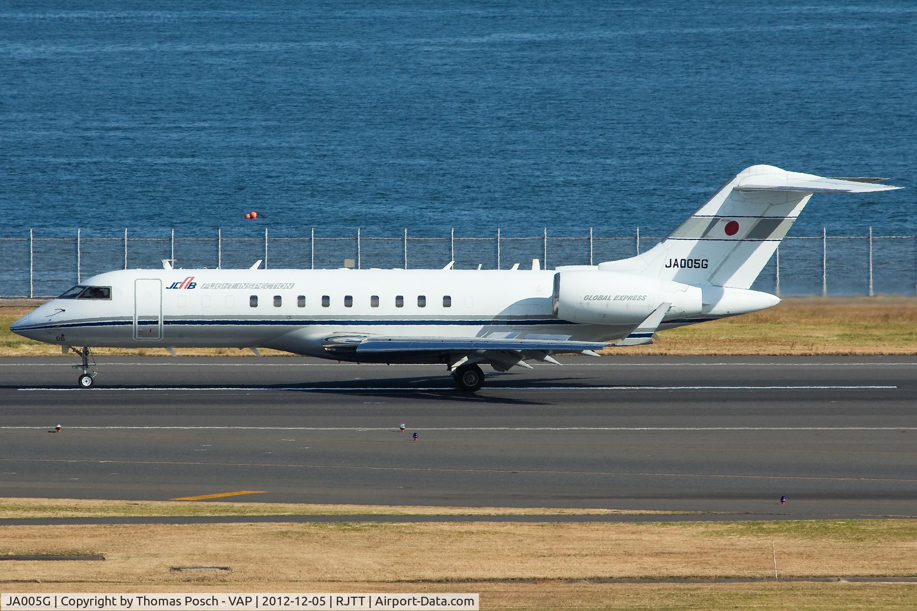 JA005G, 1999 Bombardier BD-700-1A10 Global Express C/N 9034, Japan Civil Aviation Bureau