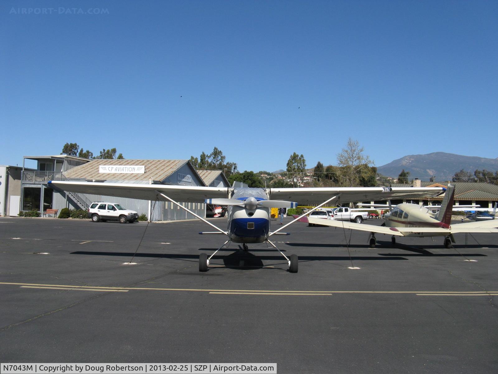 N7043M, 1958 Cessna 175 Skylark C/N 55343, 1958 Cessna 175 SKYLARK, Franklin 6A&6V335 220 Hp conversion from original geared Continental GO-300 175 Hp, and taildragger conversion, prop