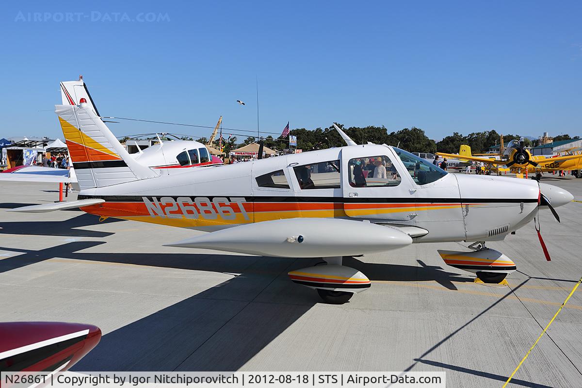N2686T, 1971 Piper PA-28-180 C/N 28-7205083, Santa Rosa 2012 Air Show