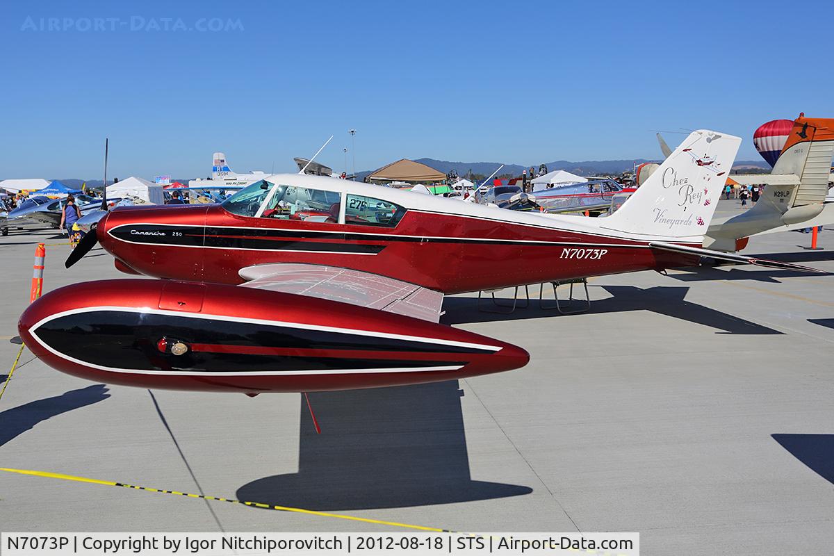 N7073P, 1960 Piper PA-24-250 Comanche C/N 24-2225, Santa Rosa 2012 Air Show