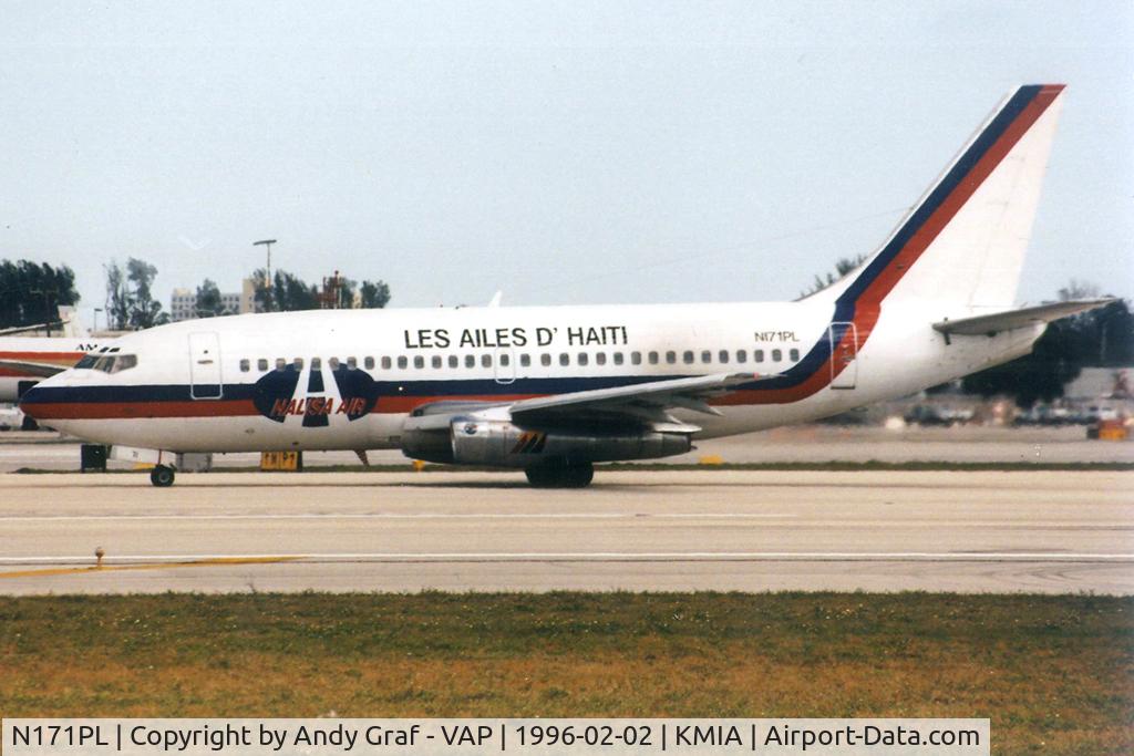 N171PL, 1981 Boeing 737-2L9 C/N 22734, Halisa Air 737-200