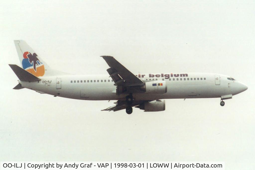OO-ILJ, 1991 Boeing 737-46B C/N 25262, Air Belgium 737-400