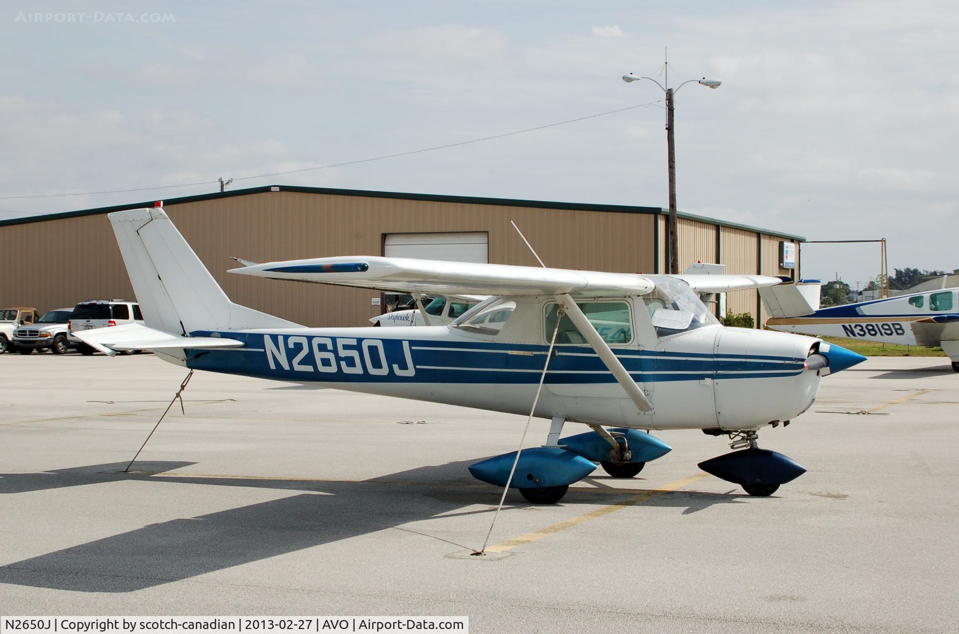 N2650J, 1966 Cessna 150G C/N 15065650, 1966 Cessna 150G, N2650J, at Avon Park Executive Airport, Avon Park, FL