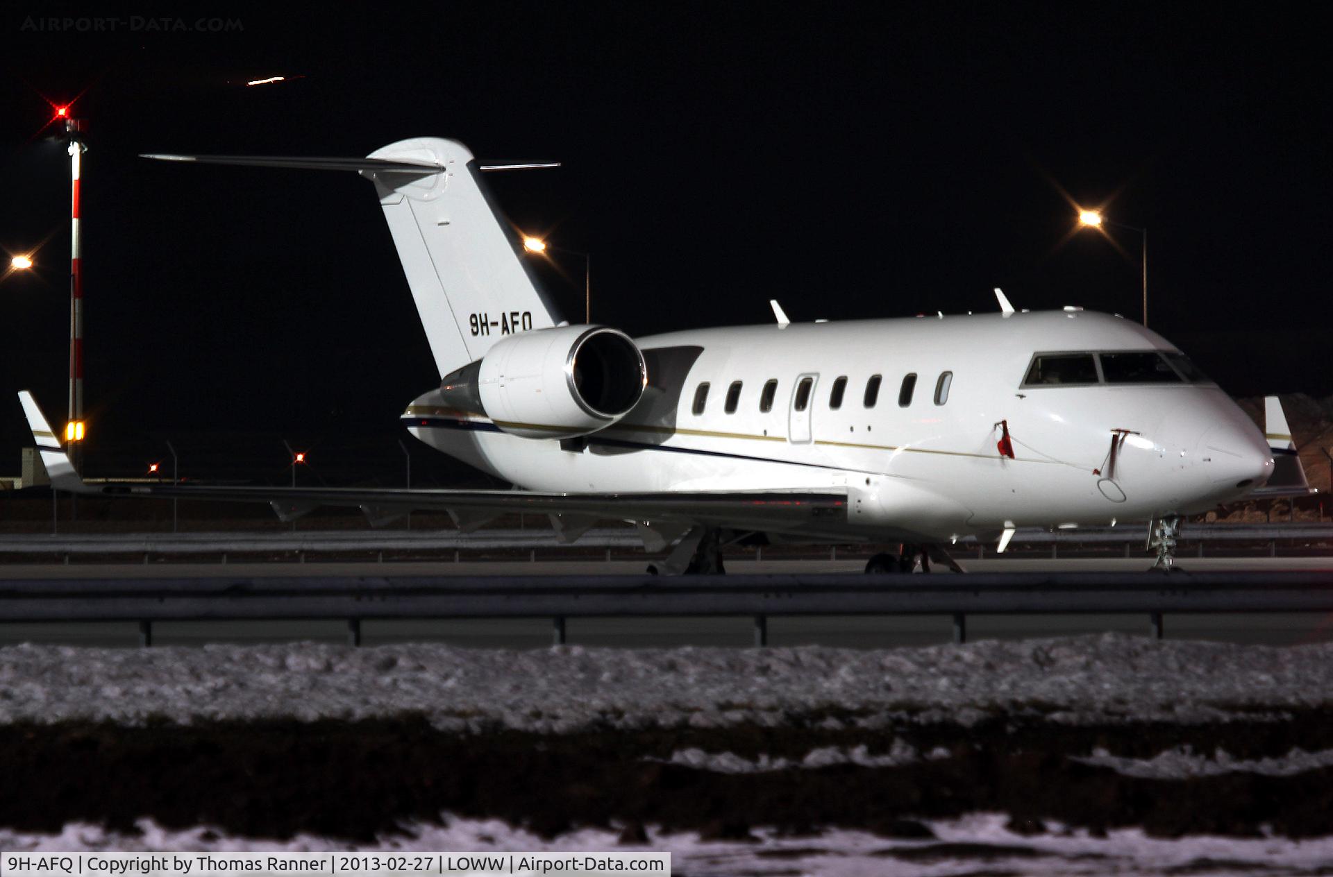 9H-AFQ, 2007 Bombardier Challenger 605 (CL-600-2B16) C/N 5709, Comlux Aviation Malta