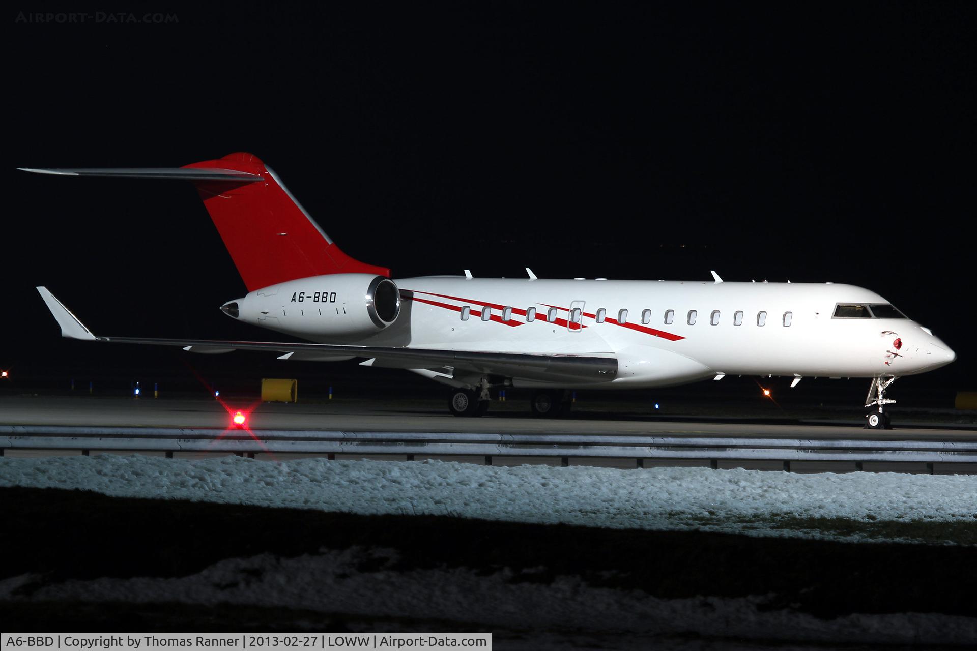 A6-BBD, 2009 Bombardier BD-700-1A10 Global Express C/N 9335, Empire Aviation Bombadier Global XRS