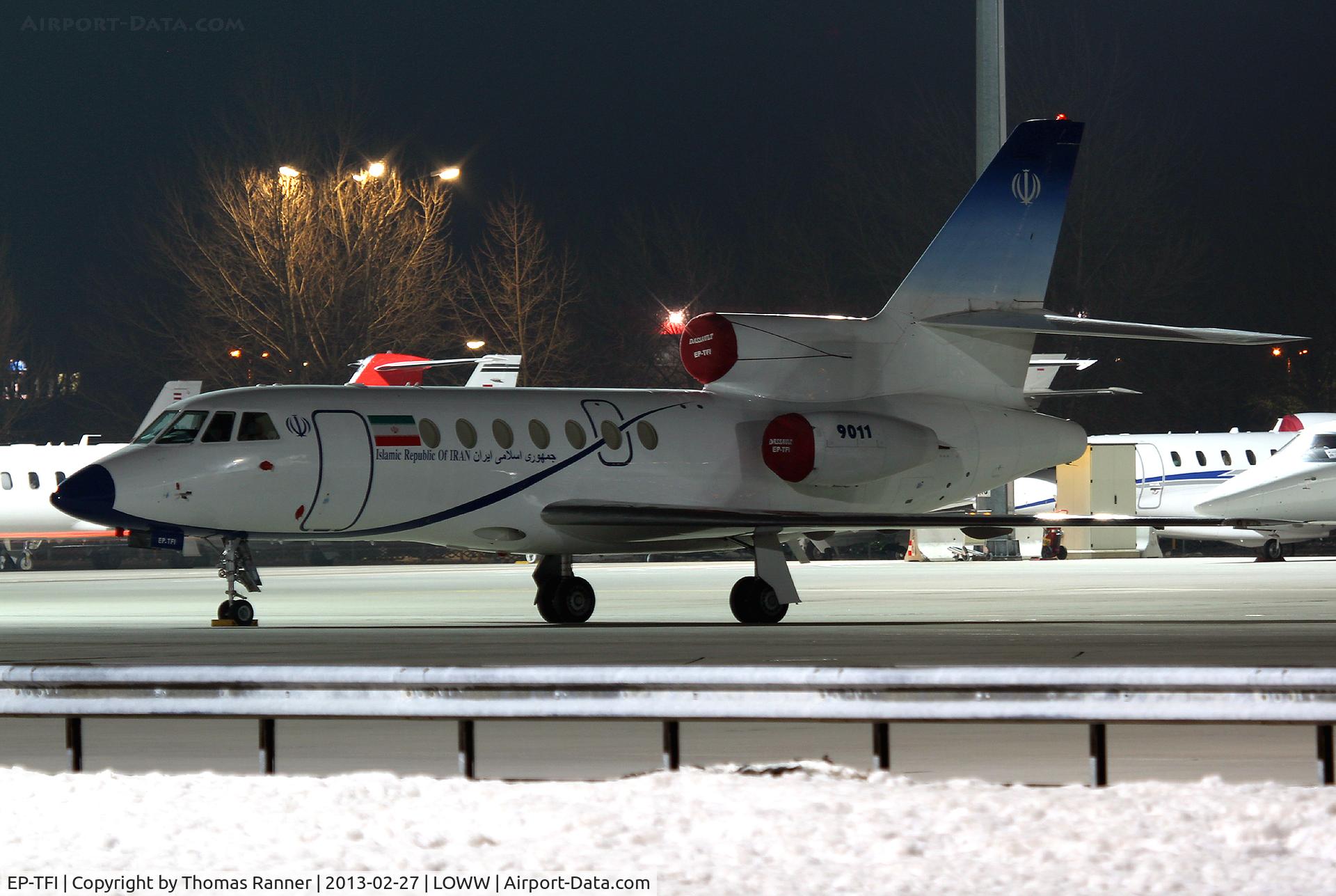 EP-TFI, 1983 Dassault Falcon 50 C/N 120, Iran Government Dassault Falcon 50
