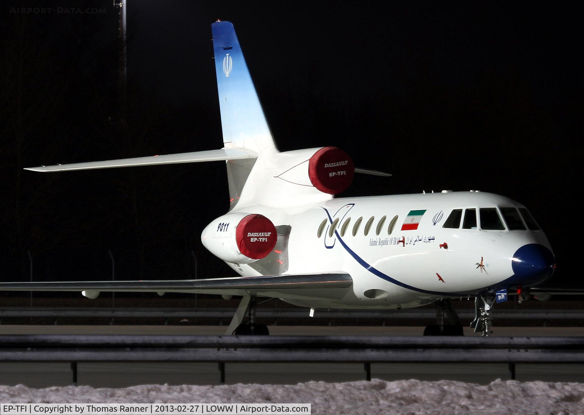 EP-TFI, 1983 Dassault Falcon 50 C/N 120, Iran Government Dassault Falcon 50