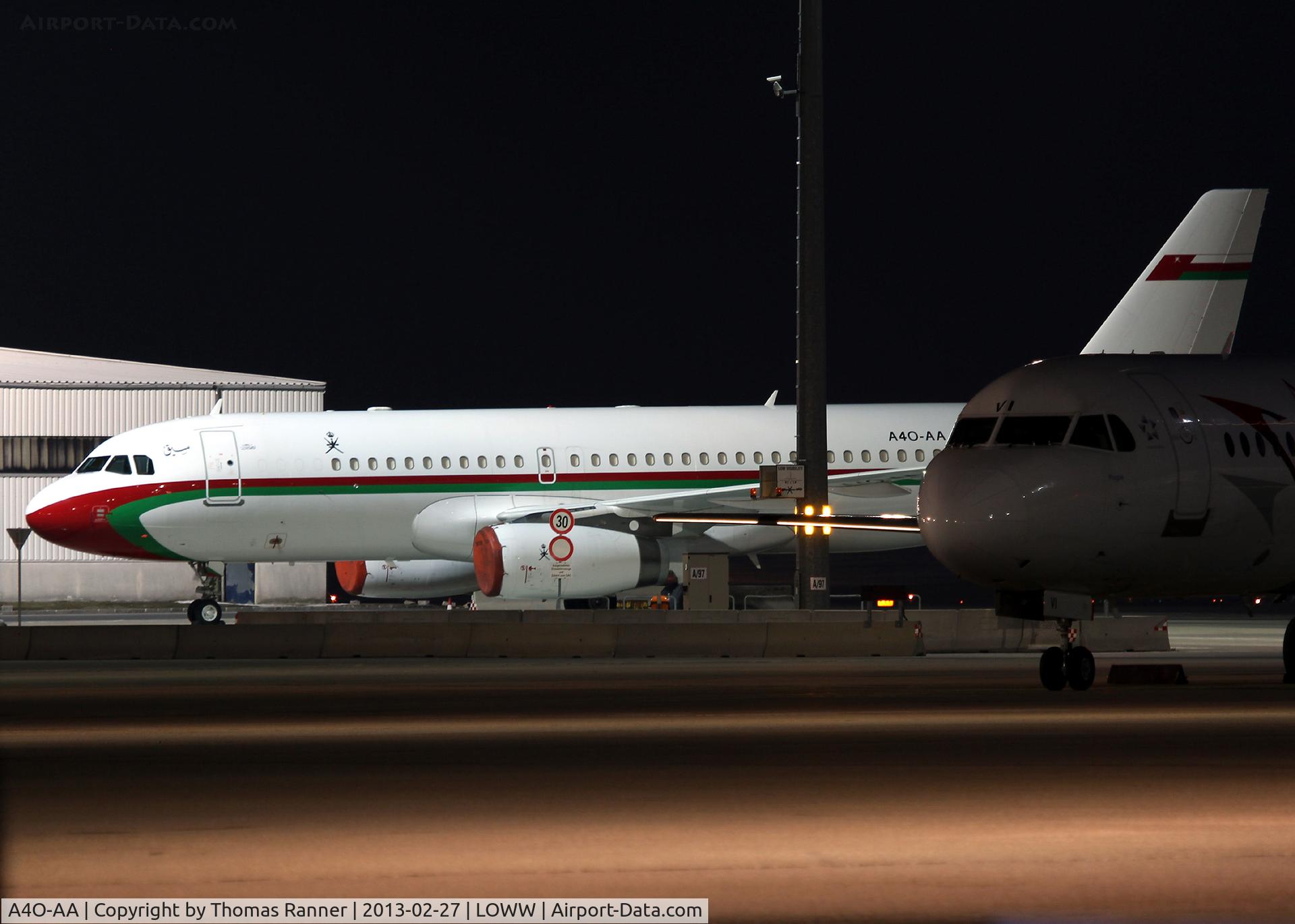 A4O-AA, 2005 Airbus A320-233 C/N 2566, Oman Royal Flight Airbus A320