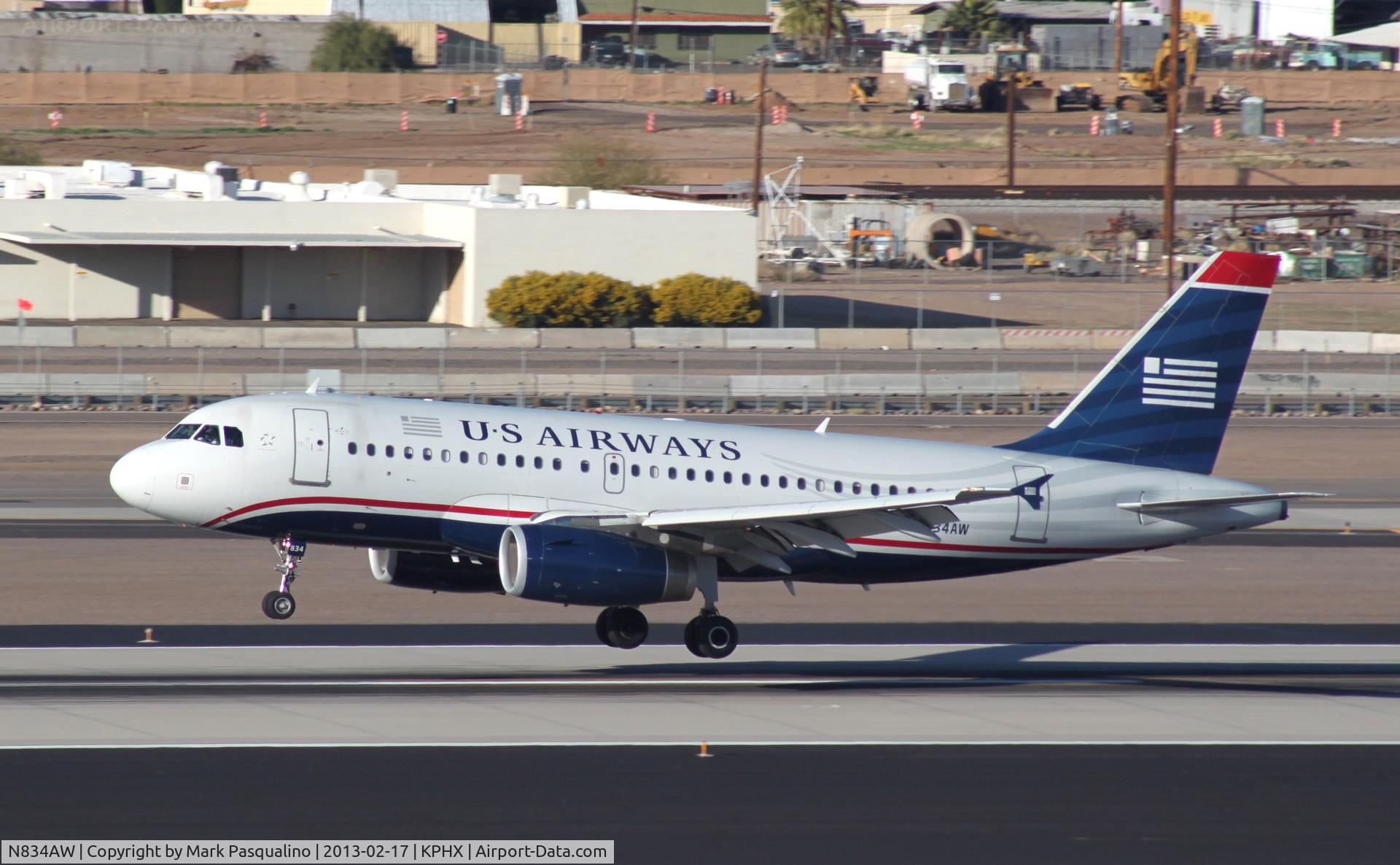 N834AW, 2004 Airbus A319-132 C/N 2302, Airbus A319