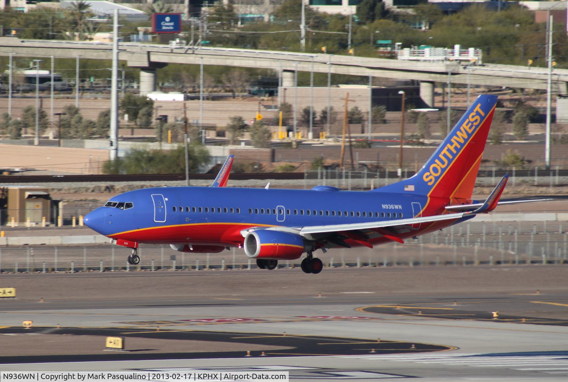 N936WN, 2009 Boeing 737-7H4 C/N 36643, Boeing 737-700