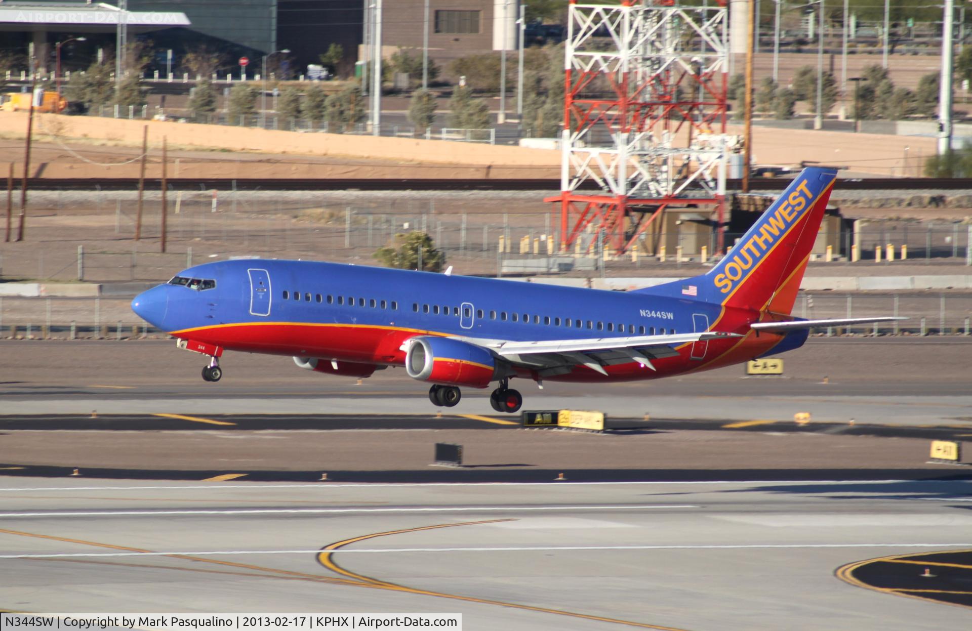 N344SW, 1989 Boeing 737-3H4 C/N 24152, Boeing 737-300