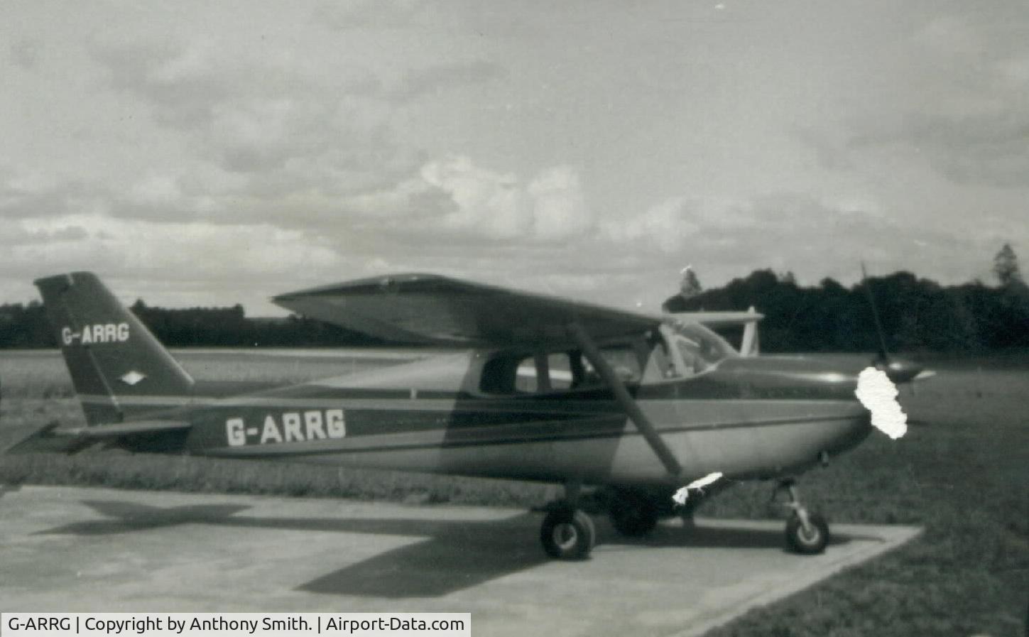 G-ARRG, 1961 Cessna 175B Skylark C/N 175-56999, Used for parachuting with the Scottish Parachute Club at Strathallan Airfield during 1966 / 67.