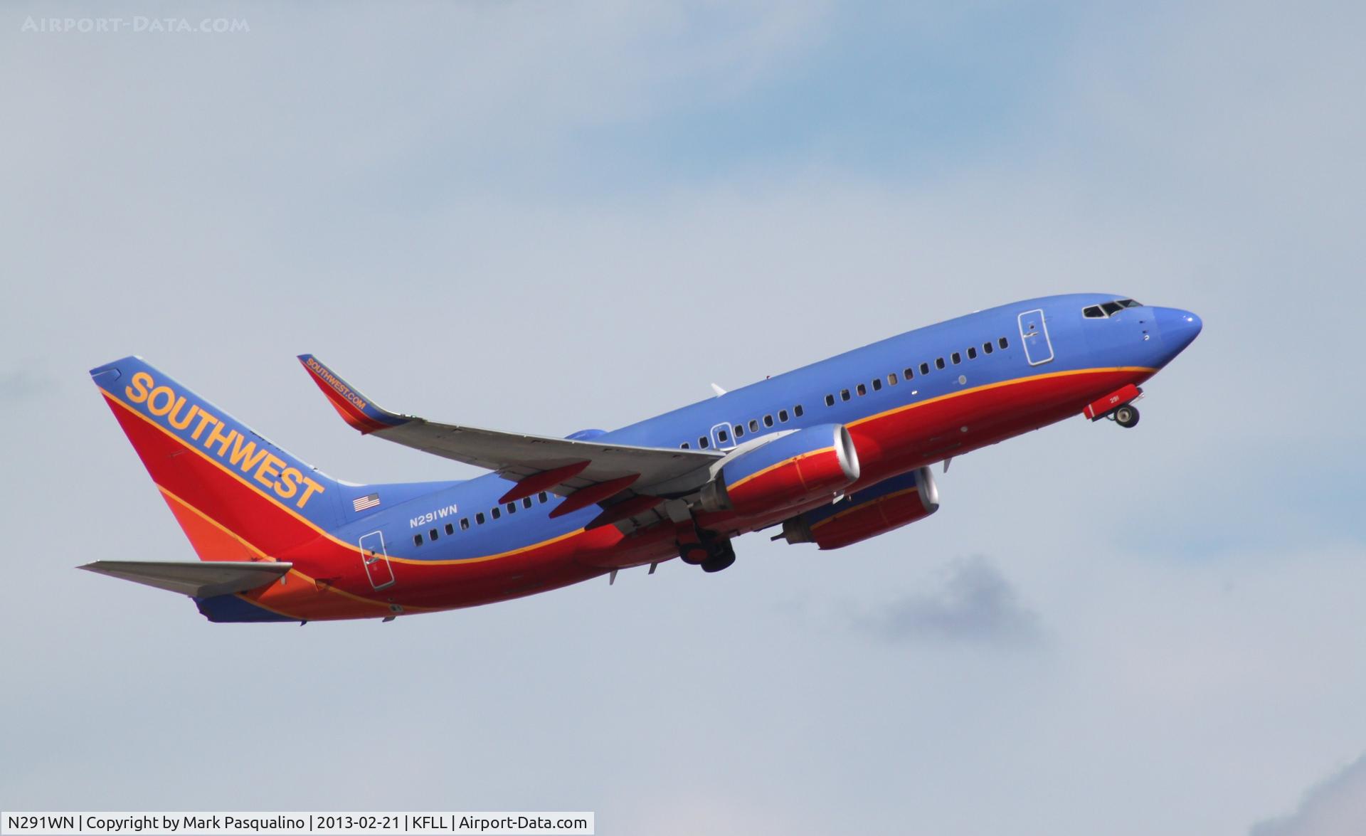 N291WN, 2007 Boeing 737-7H4 C/N 32539, Boeing 737-700
