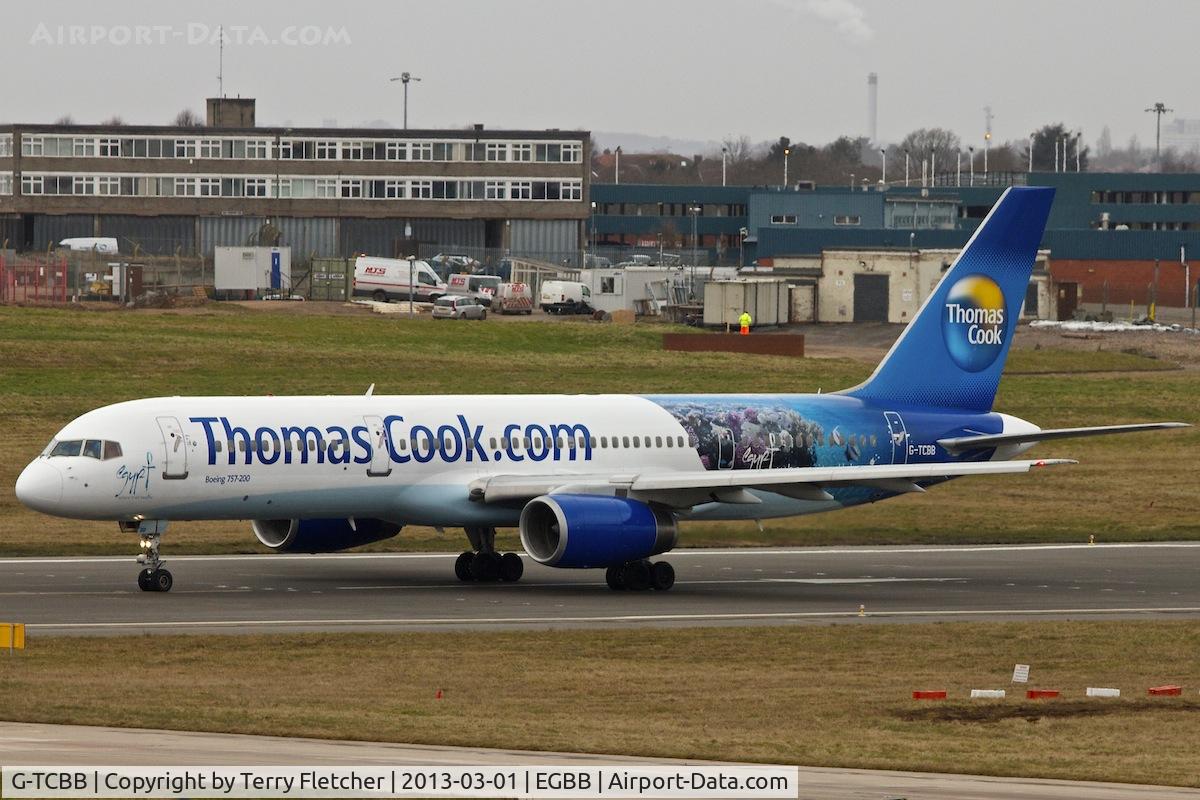 G-TCBB, 1999 Boeing 757-236 C/N 29945, Thos Cook 1999 Boeing 757-236, c/n: 29945 at Birmingham