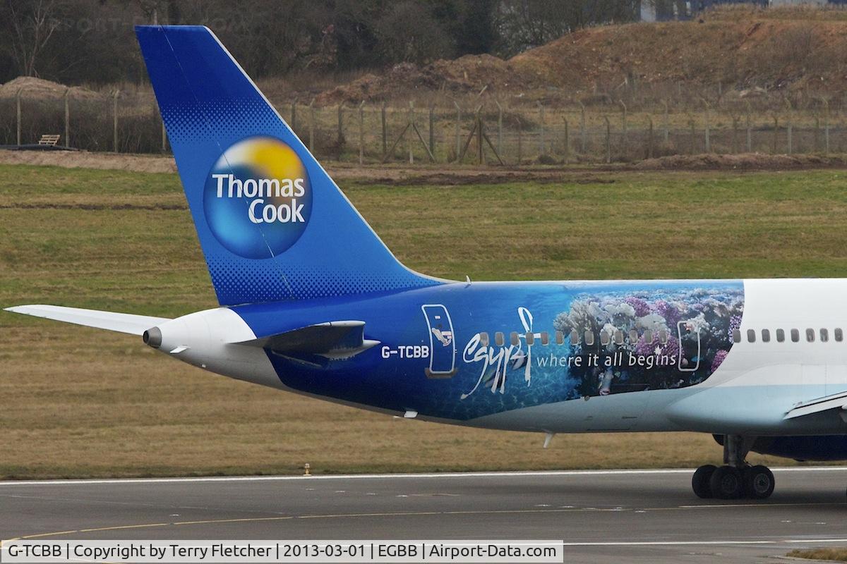 G-TCBB, 1999 Boeing 757-236 C/N 29945, Egypt logo on Thos Cook 1999 Boeing 757-236, c/n: 29945 at Birmingham