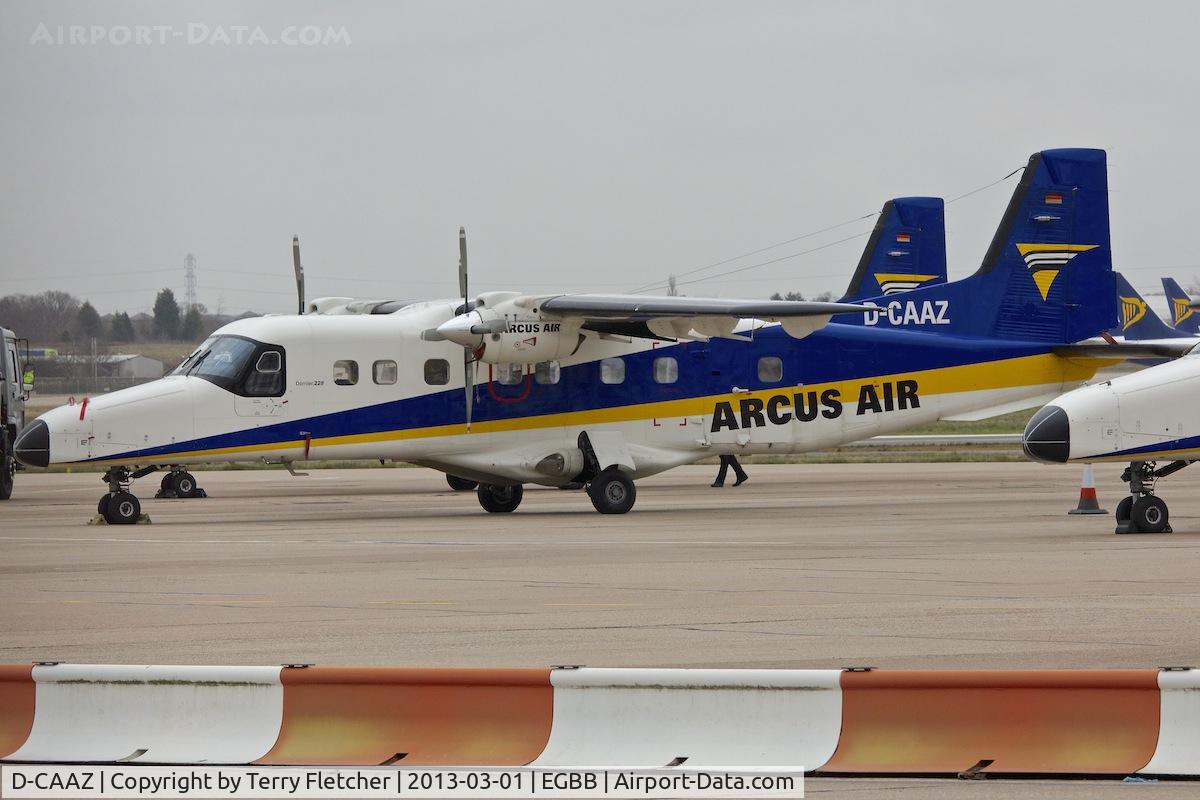 D-CAAZ, Dornier 228-212 C/N 8212, Arcus Air Do228 at Birmingham