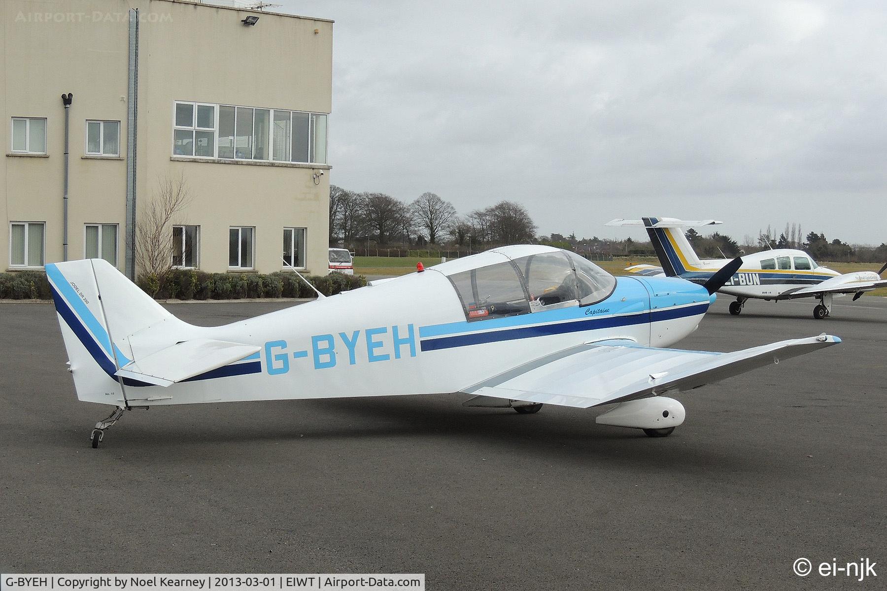 G-BYEH, 1965 CEA Jodel DR-250-160 Capitaine C/N 15, Parked on the apron at Weston