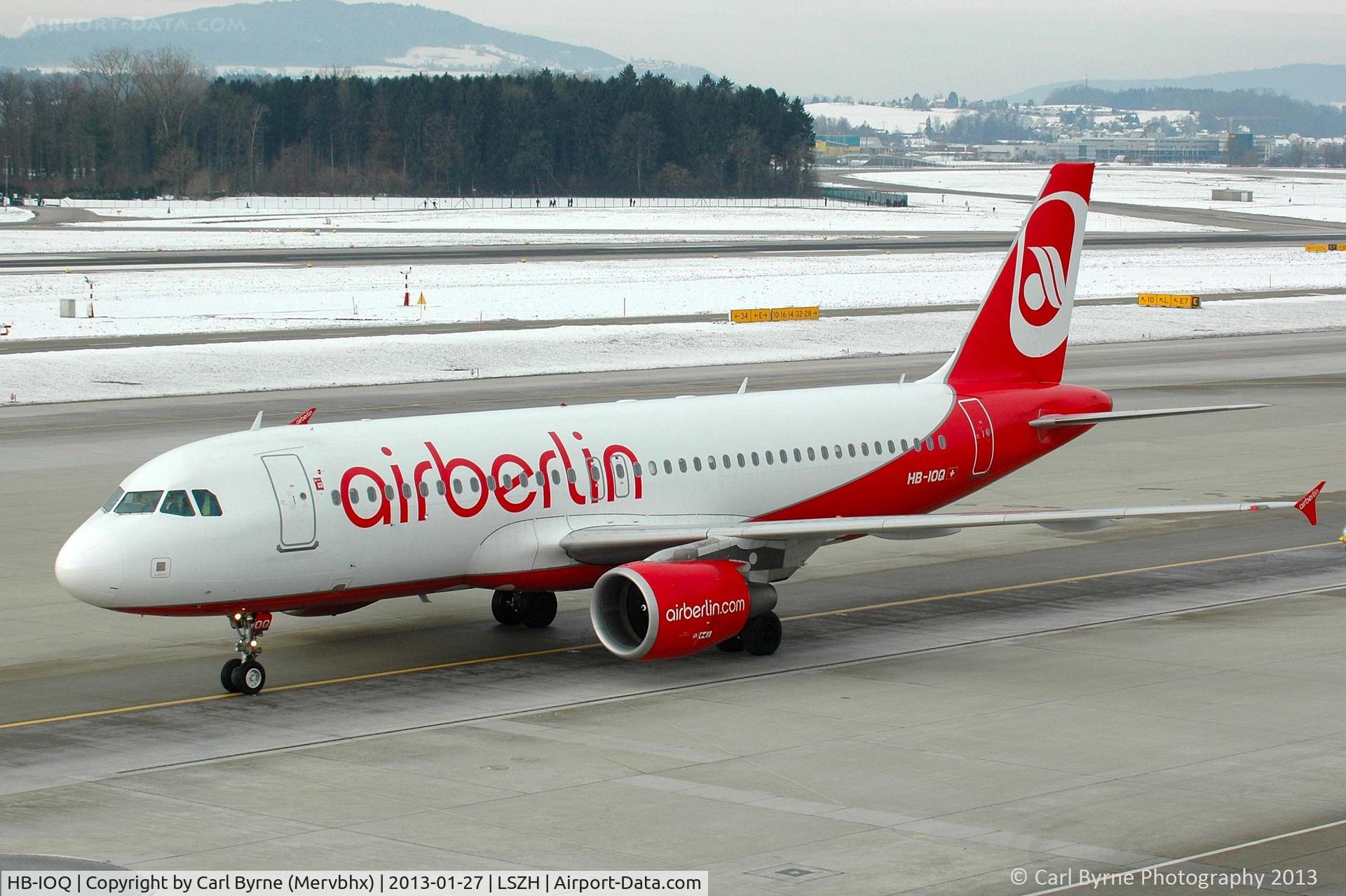 HB-IOQ, 2008 Airbus A320-214 C/N 3422, Taken from the Spectator Terrace.