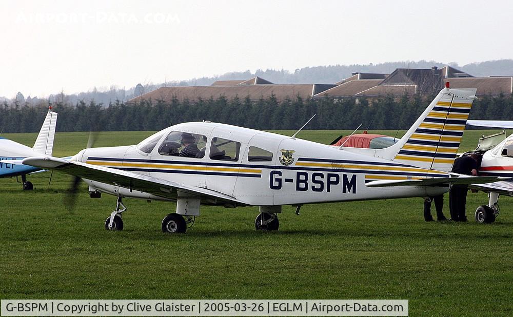 G-BSPM, 1981 Piper PA-28-161 Cherokee Warrior II C/N 28-8116046, Ex: N82679 > G-BSPM - Originally owned to, West London Aero Services Ltd in July 1990 and currently with, White Waltham Airfield Ltd since May 1993. De-registered and permanently withdrawn from use by the CAA July 2011