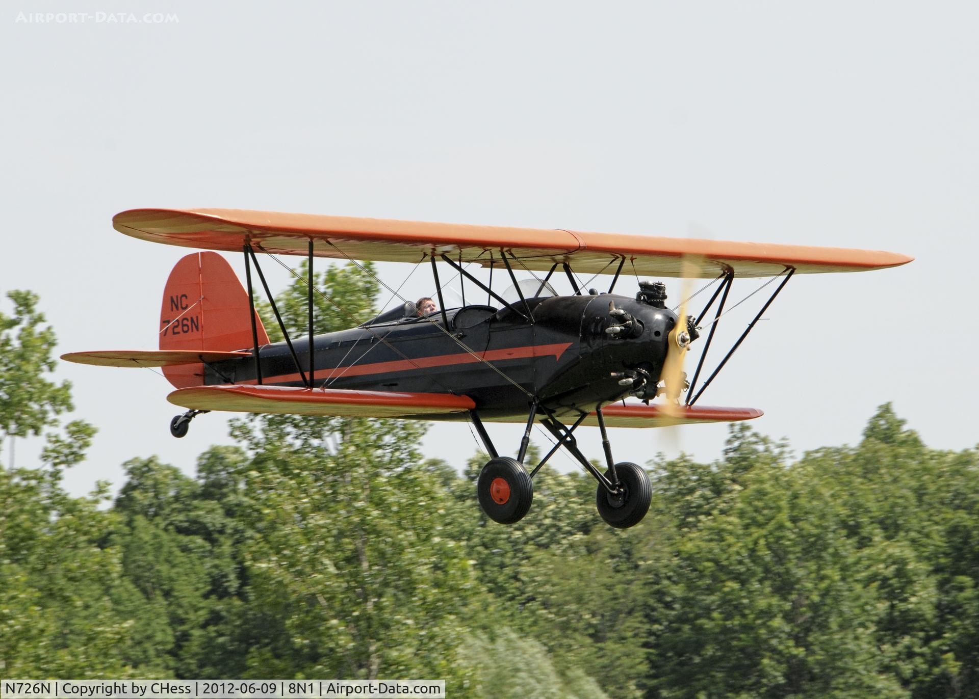 N726N, 1931 Perth Amboy BIRD CK C/N 4037, Photographed at Golden Age Air Museum's Flying Circus piloted by Eric Lunger.