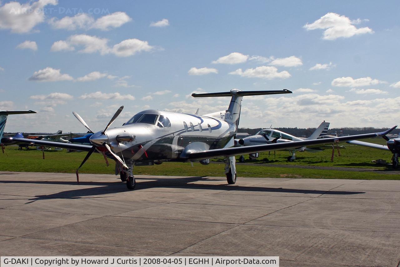 G-DAKI, 2008 Pilatus PC-12/47 C/N 885, Privately owned.