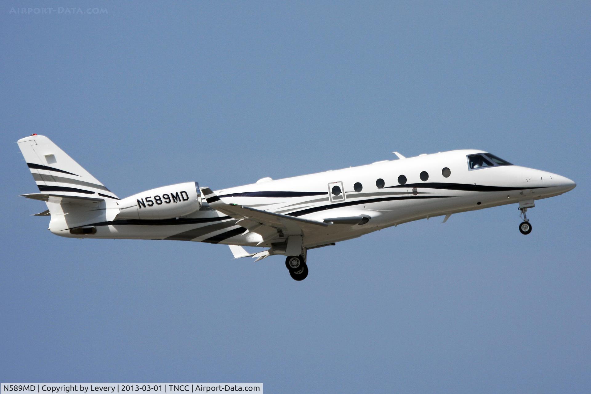 N589MD, 2012 Gulfstream Aerospace G150 C/N 302, Departure RWY 11.