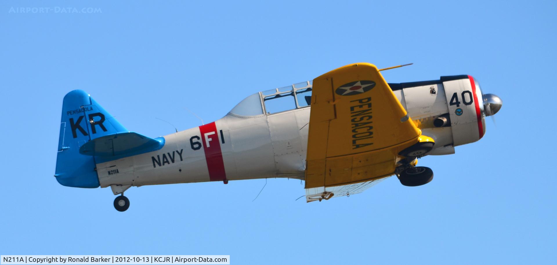 N211A, 1958 North American SNJ-6 Texan C/N 121-42318, Culpeper Air Fest 2012