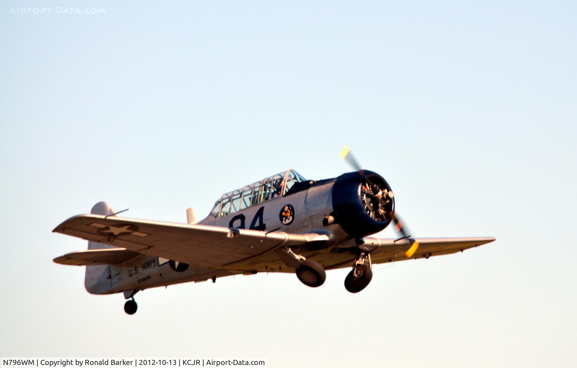 N796WM, 1943 North American AT-6D Texan C/N 88-15328, Takeoff - Culpeper Air Fest 2012