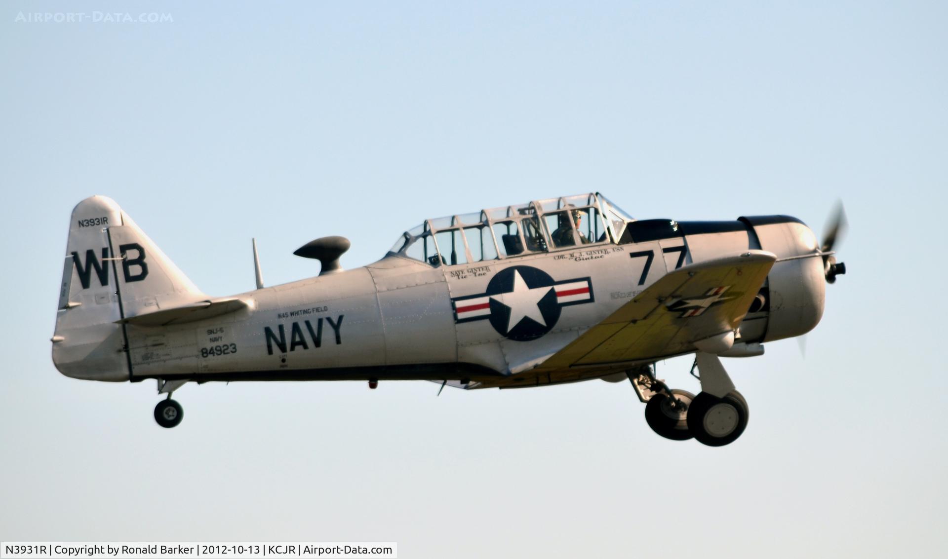 N3931R, North American AT-6B Texan C/N 84-923, Takeoff - Culpeper Air Fest 2012