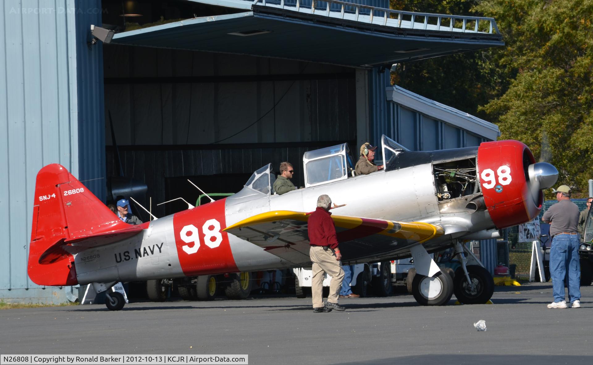 N26808, 1956 North American SNJ-4 Texan C/N 88-11452, Culpeper Air Fest 2012
