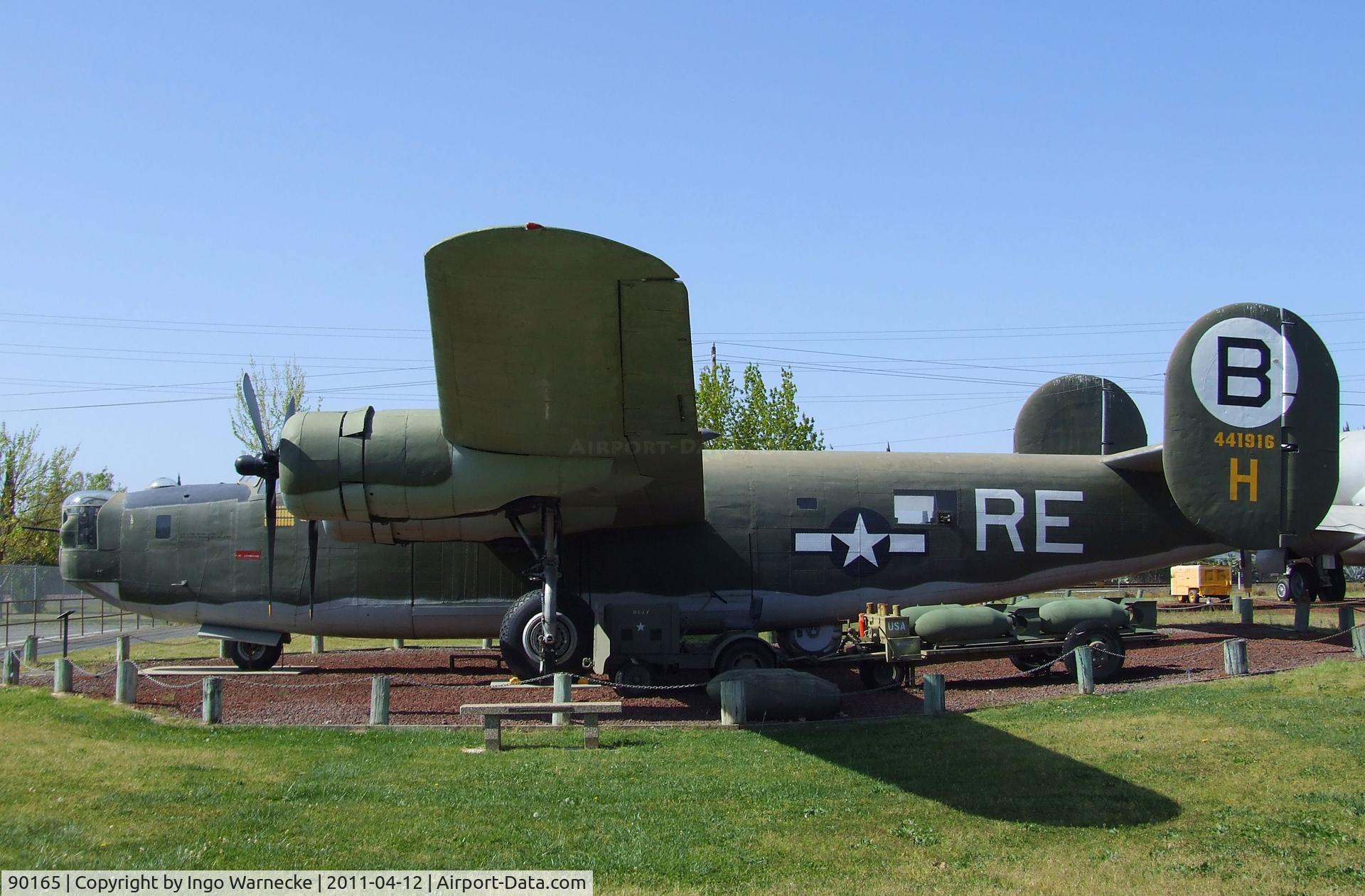 90165, Consolidated PB4Y-1 Liberator C/N Not found 90165, Consolidated PB4Y-1 (restored to represent B-24M Liberator 44-41916) at the Castle Air Museum, Atwater CA