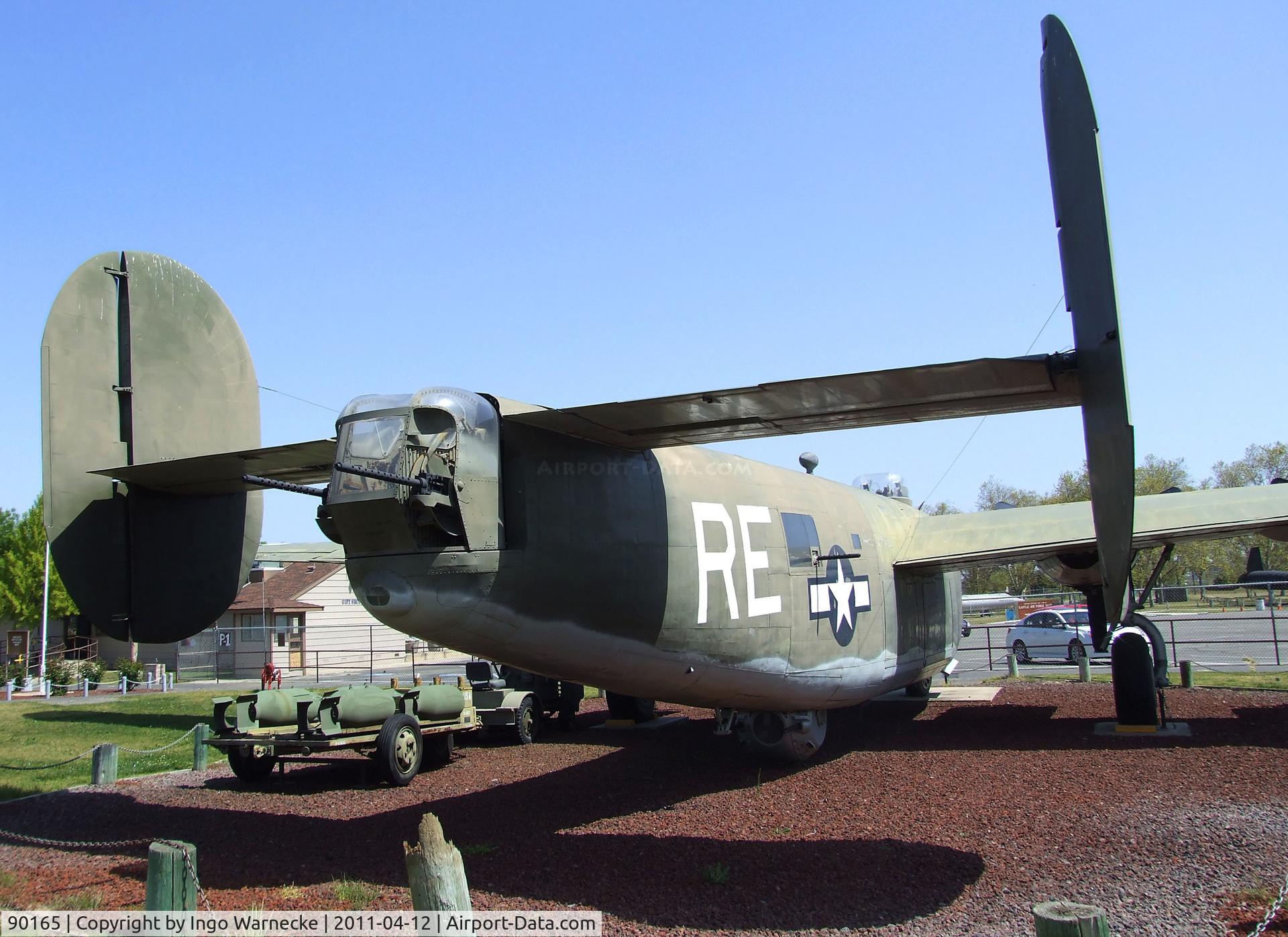 90165, Consolidated PB4Y-1 Liberator C/N Not found 90165, Consolidated PB4Y-1 (restored to represent B-24M Liberator 44-41916) at the Castle Air Museum, Atwater CA