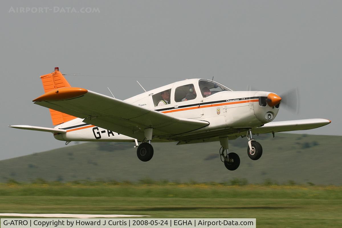G-ATRO, 1966 Piper PA-28-140 Cherokee C/N 28-21871, Privately owned.