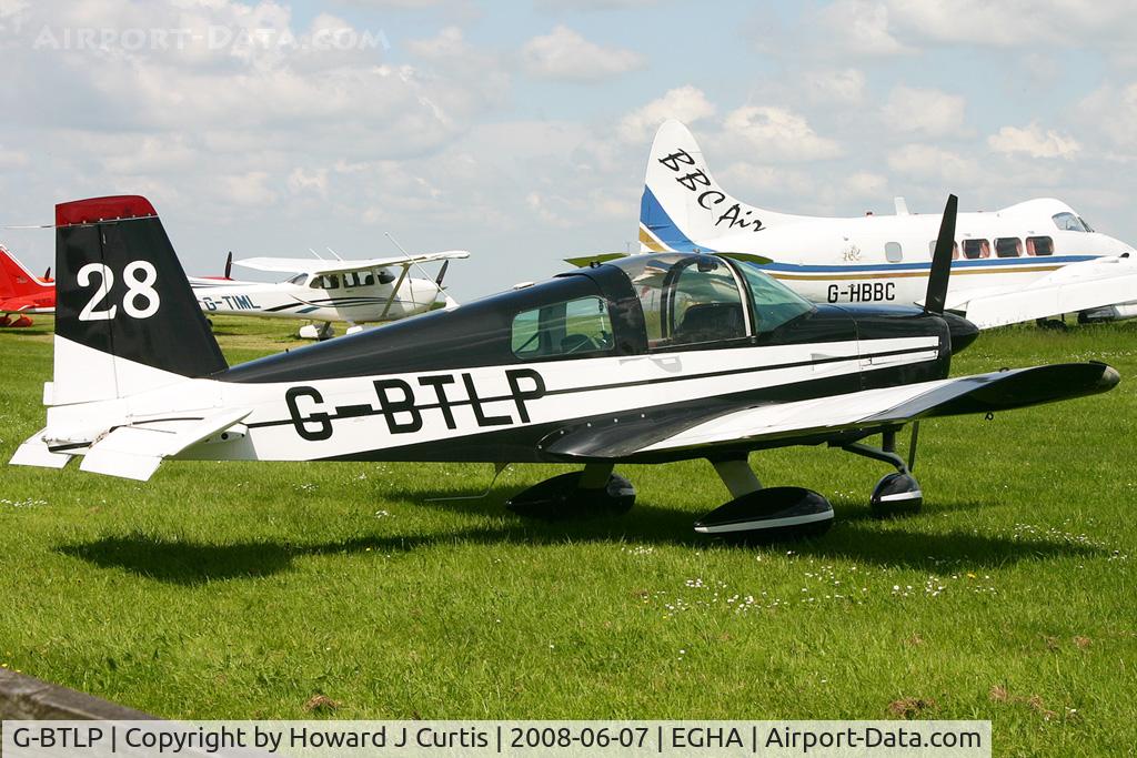 G-BTLP, 1977 Grumman American AA-1C Lynx C/N AA1C-0109, Privately owned. Coded 28, at the Dorset Air Races.