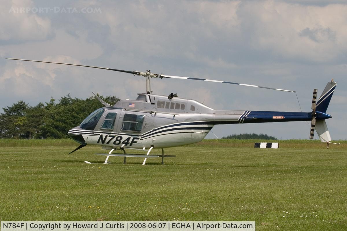 N784F, Bell 206B JetRanger C/N 2508, Privately owned.