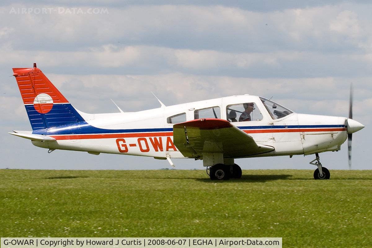 G-OWAR, 1986 Piper PA-28-161 Cherokee Warrior II C/N 28-8616054, Privately owned.