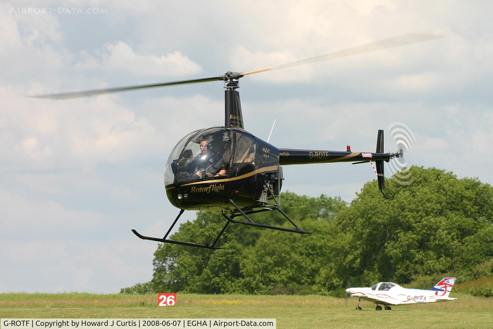 G-ROTF, 2005 Robinson R22 Beta C/N 3928, Rotorflight.