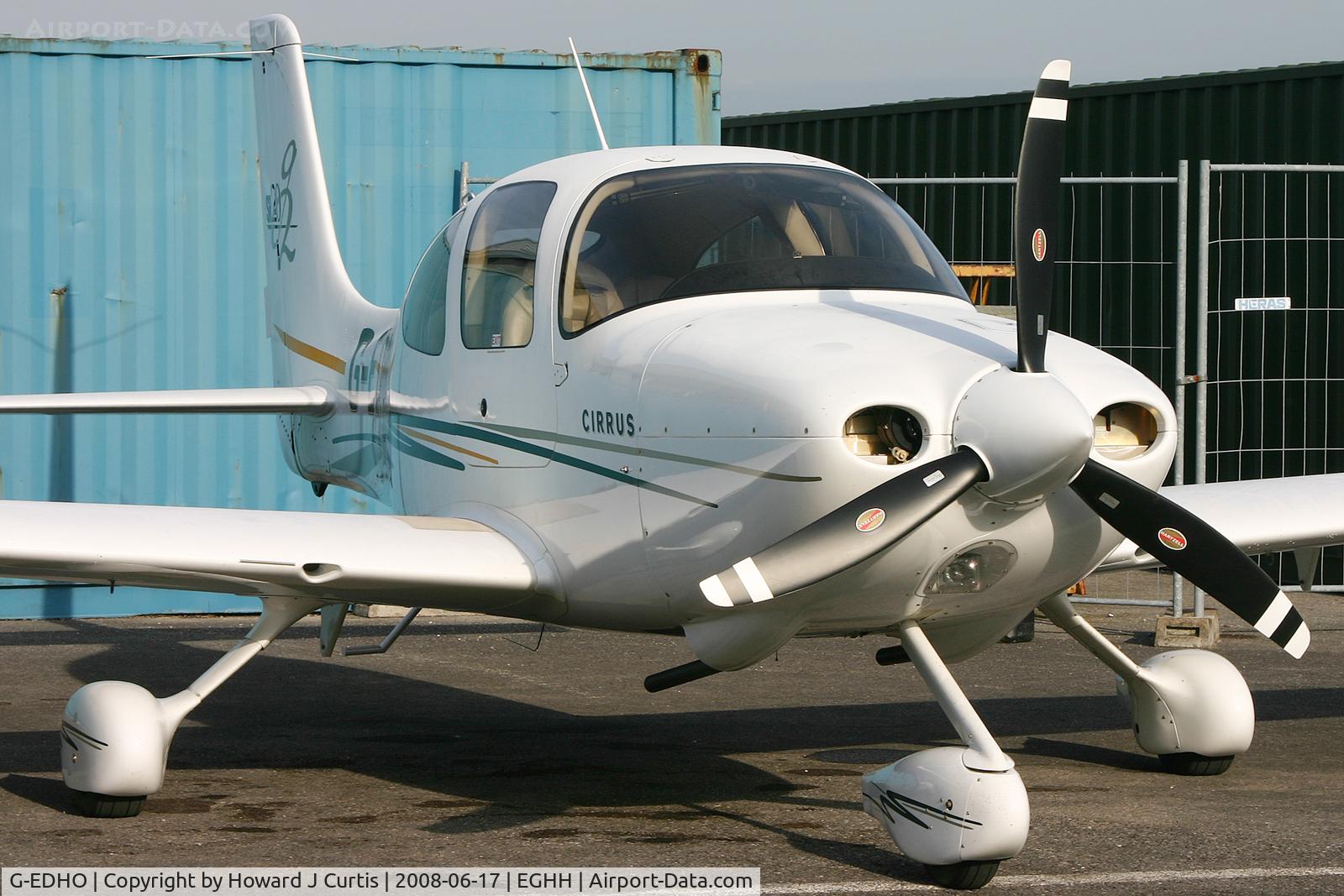 G-EDHO, 2005 Cirrus SR20 G2 C/N 1542, Privately owned.