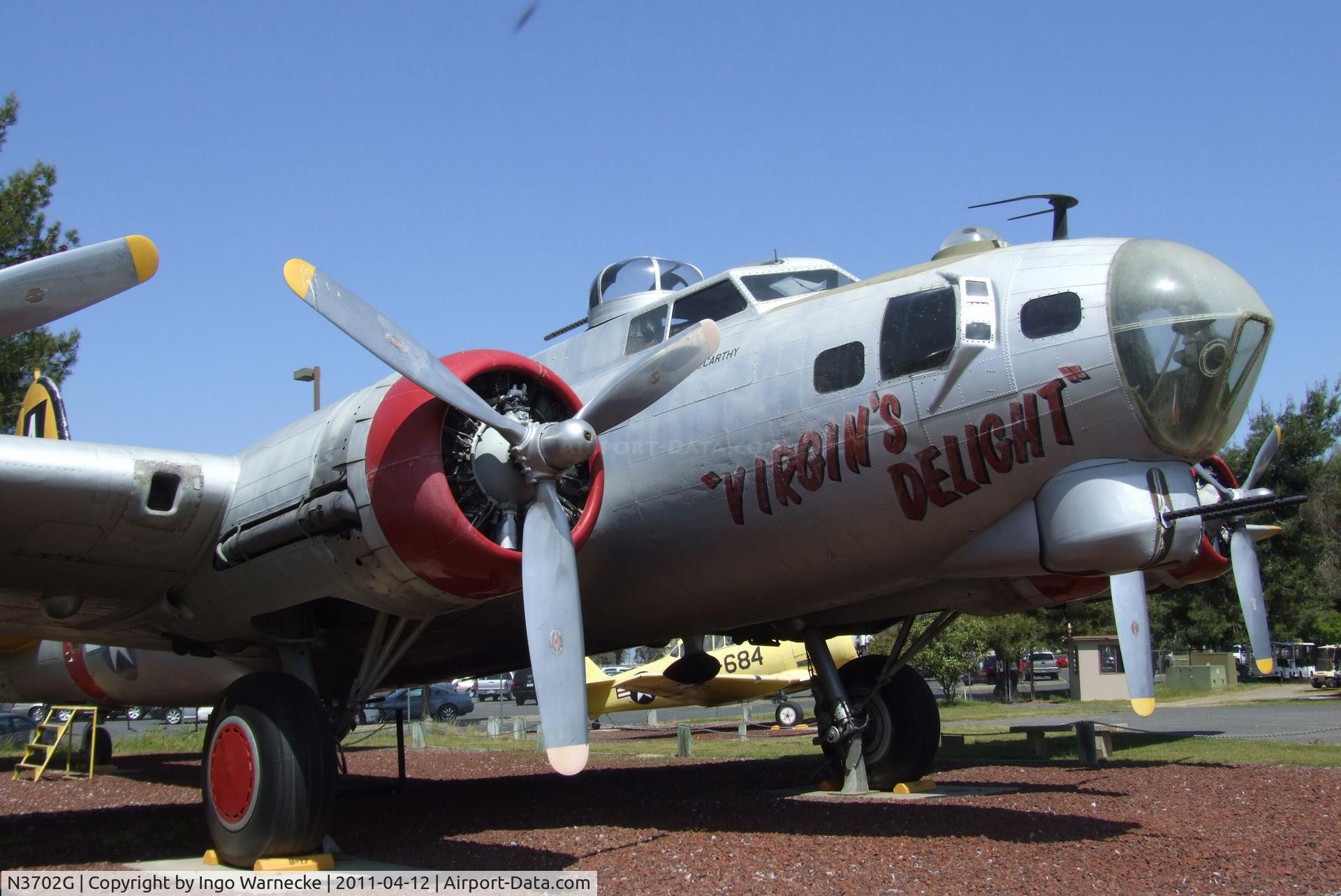 N3702G, 1943 Boeing B-17G Flying Fortress C/N 43-38635, Boeing B-17G Flying Fortress at the Castle Air Museum, Atwater CA