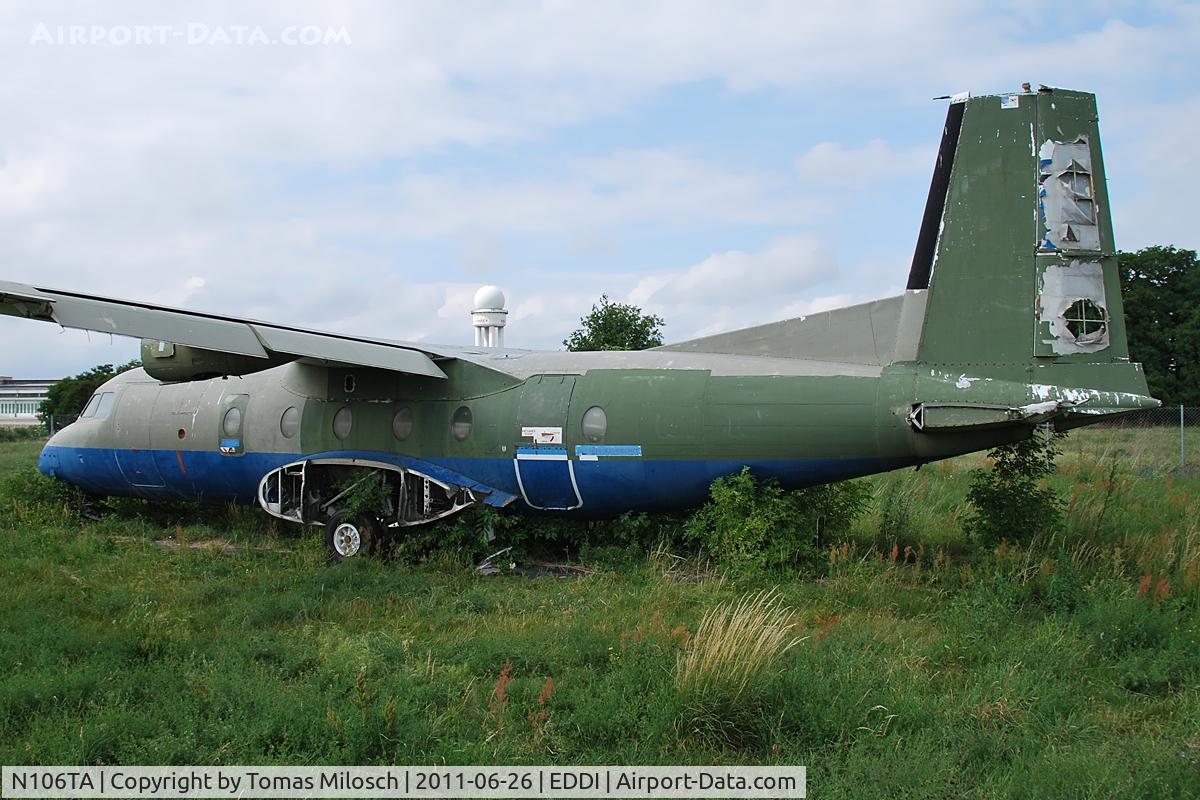 N106TA, 1967 Nord 262A-21 C/N 34, One of three aircraft left at THF when this airport closed down in 2008.