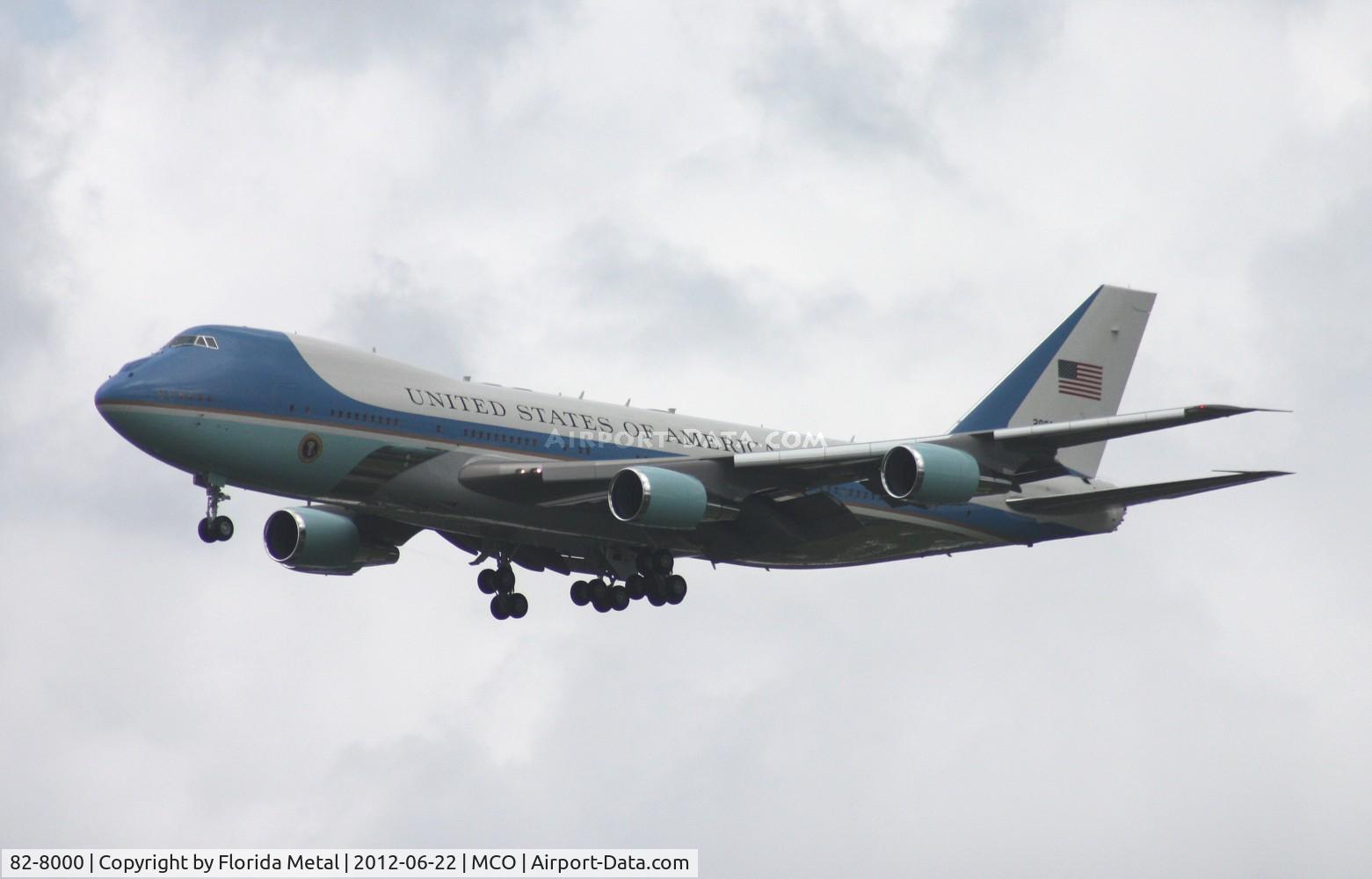 82-8000, 1987 Boeing VC-25A (747-2G4B) C/N 23824, Air Force One