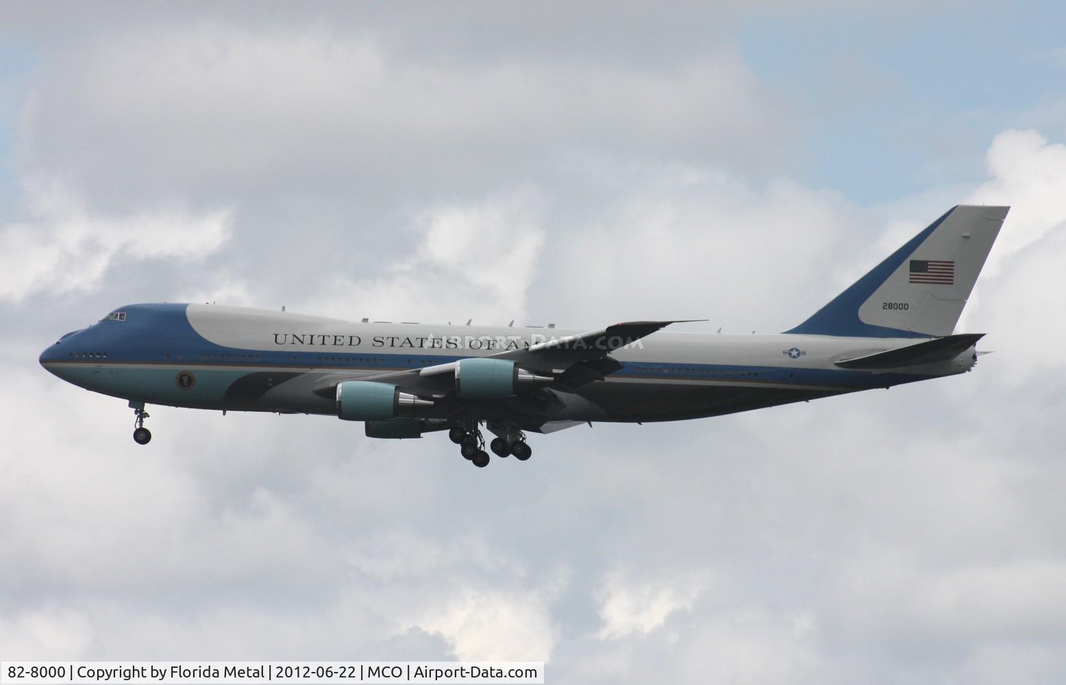 82-8000, 1987 Boeing VC-25A (747-2G4B) C/N 23824, Air Force One