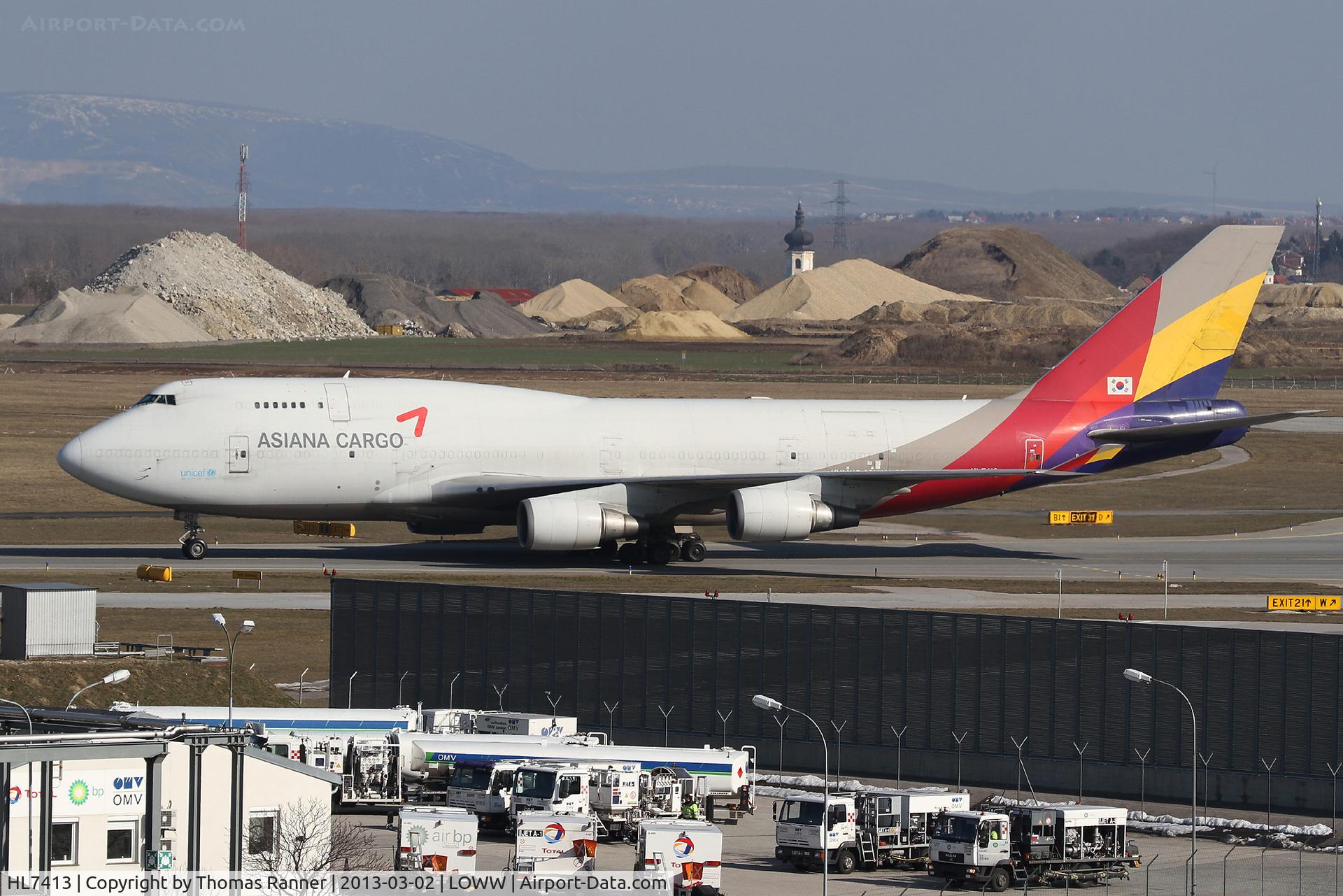HL7413, 1991 Boeing 747-48ESF C/N 25405, Asiana Airlines Boeing 747