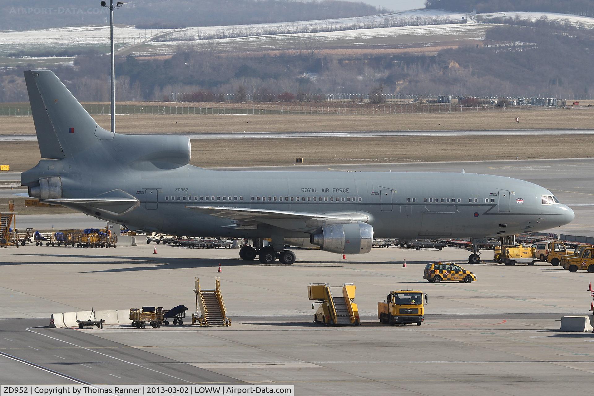 ZD952, 1979 Lockheed L-1011-500 Tristar (KC.1) C/N 193V-1168, Royal Air Force Lockheed L-1011 TriStar
