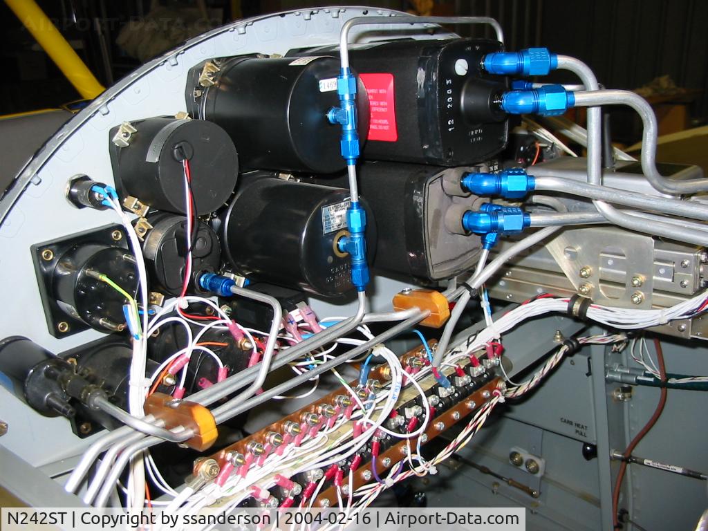 N242ST, 2003 Vans RV-4 C/N 3313, Back of Panel