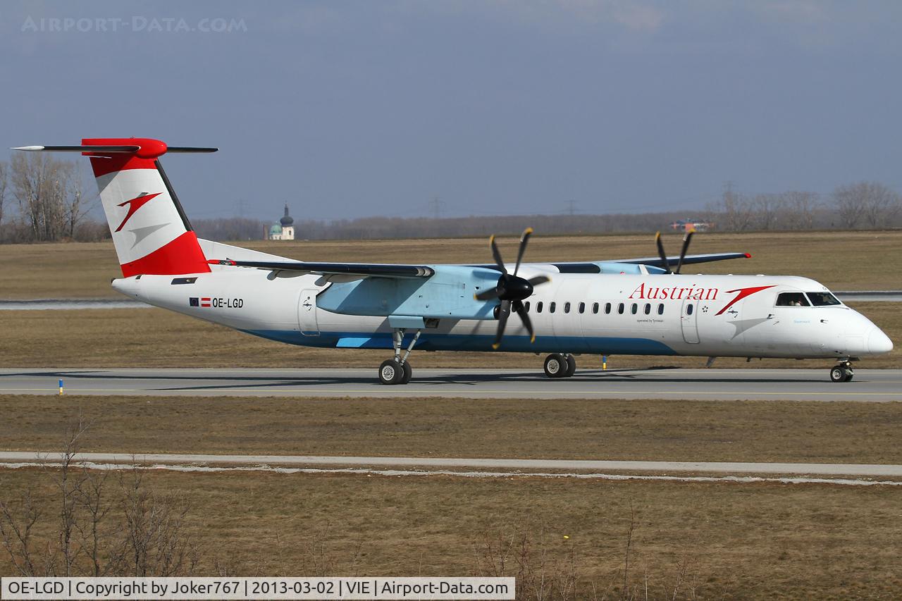 OE-LGD, 2000 De Havilland Canada DHC-8-402Q Dash 8 C/N 4027, Austrian Airlines