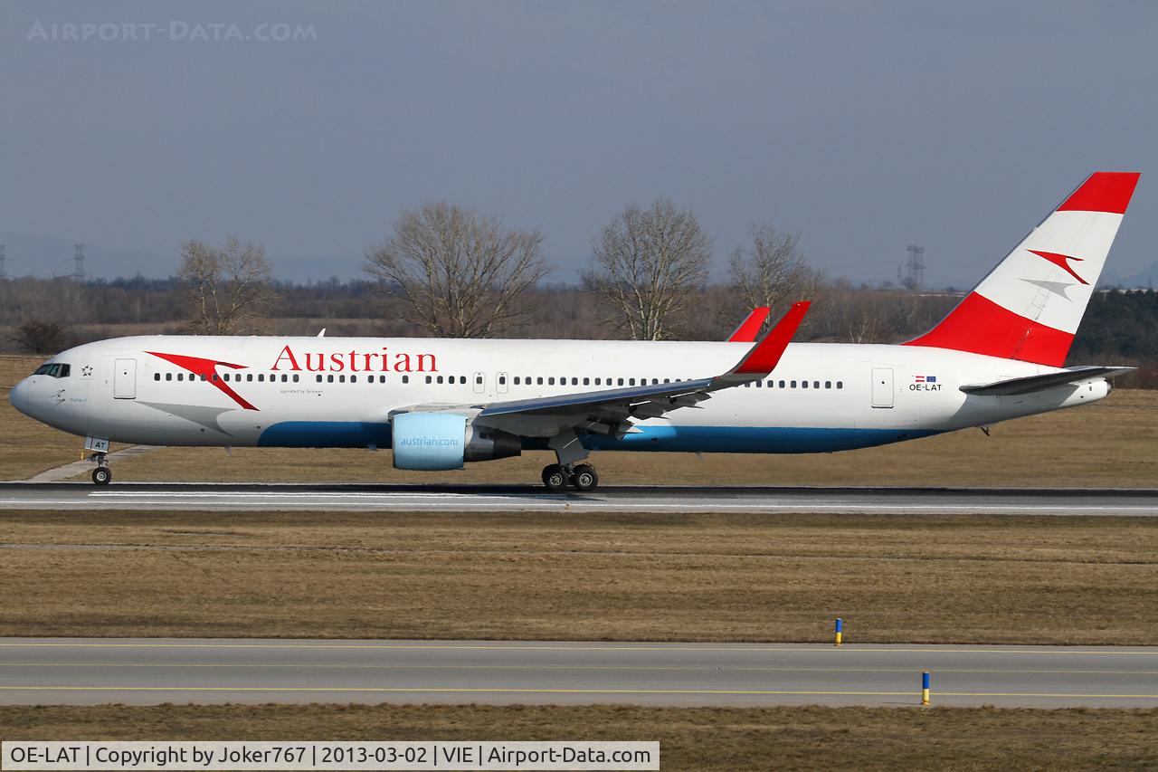 OE-LAT, 1991 Boeing 767-31A C/N 25273, Austrian Airlines